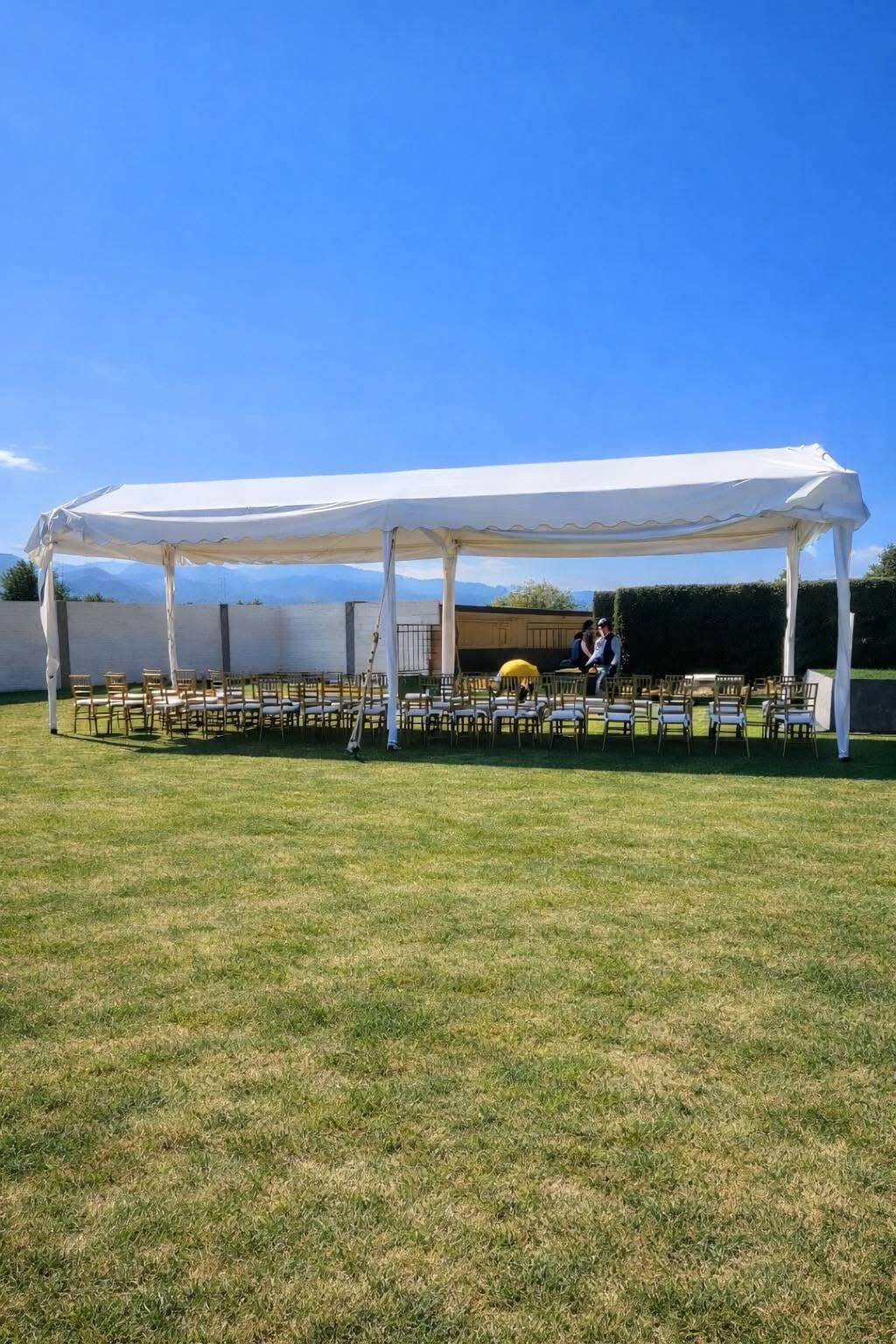 Espacio acondicionado para evento