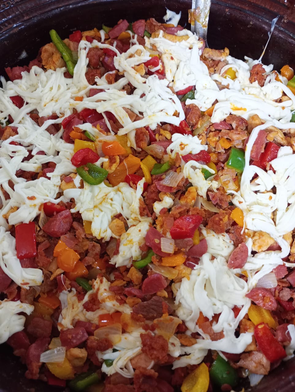 Alimentos preparados con ingredientes variados